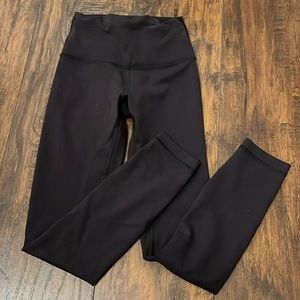 black lululemon leggings size 2 brand new wunder under